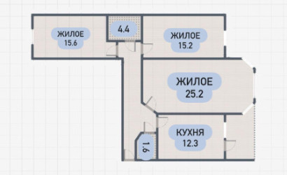 Купить 3-комнатную квартиру, Брест, Халтурина ул.. Фото 9