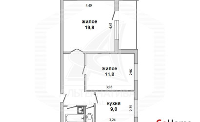 Купить 2-комнатную квартиру, Брест, Речица, ул. Речицкая. Фото 1