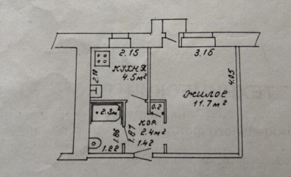 Купить 1-комнатную квартиру, Новополоцк, Молодежная ул., 101. Фото 8