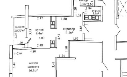Купить 1-комнатную квартиру, Гродно, Александра Курловича, 5. Фото 9