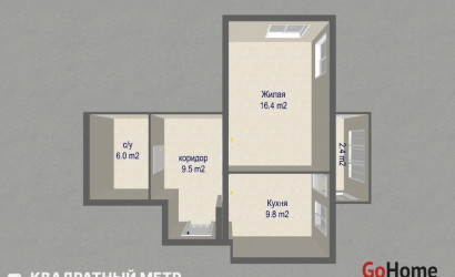 Купить 1-комнатную квартиру, Минск, ул. Нововиленская, д. 13А (Центральный район). Фото 16