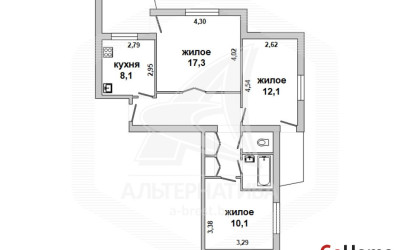 Купить 3-комнатную квартиру, Брест, Центр, ул. Халтурина. Фото 25