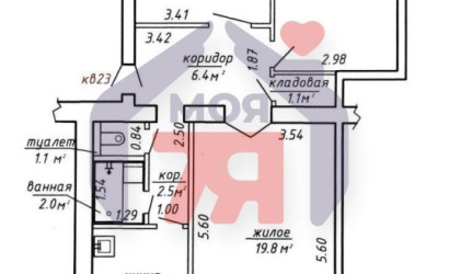 Купить 3-комнатную квартиру, Молодечно, Ясинского ул., 27. Фото 21