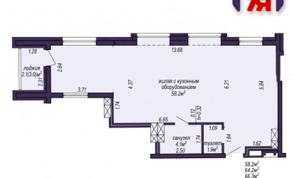 Купить 3-комнатную квартиру, Минск, Николы Теслы ул., 6 (Октябрьский район). Фото 33
