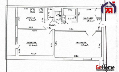 Купить 2-комнатную квартиру, Молодечно, Мира ул., 24. Фото 17