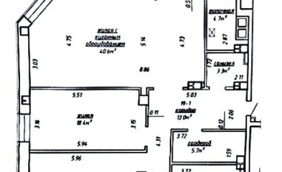 Купить 3-комнатную квартиру, Минск, Грибоедова, 11 (Центральный район). Фото 7