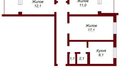 Купить 3-комнатную квартиру, Брест, ул. Сябровская, д. . Фото 11