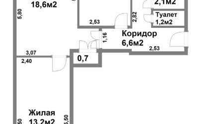 Купить 3-комнатную квартиру, Минск, Одоевского ул., 35 (Фрунзенский район). Фото 25