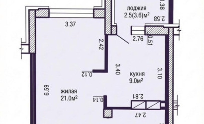 Купить 1-комнатную квартиру, Минск, Притыцкого ул., 113 (Фрунзенский район). Фото 23