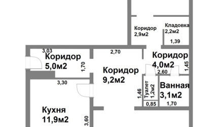 Купить 2-комнатную квартиру, Юбилейный, Полевая ул., 3/А. Фото 19