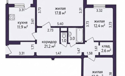 Купить 3-комнатную квартиру, Минск, Мазурова ул., 18 (Фрунзенский район). Фото 23