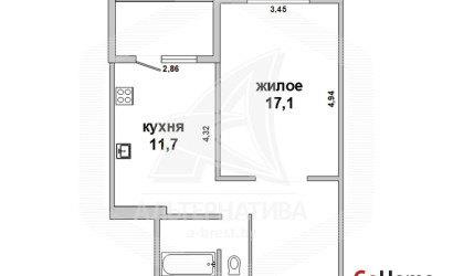 Купить 1-комнатную квартиру, Брест, Восток, ул. Московская. Фото 1