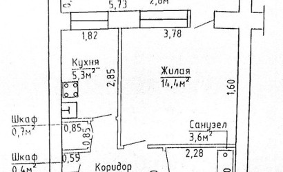 Купить 1-комнатную квартиру, Барановичи, Энтузиастов, 48. Фото 2
