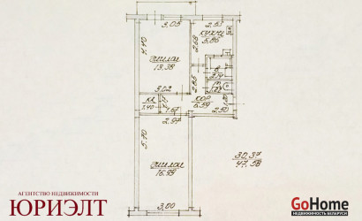 Купить 2-комнатную квартиру, Витебск, Московский, 74/5. Фото 16