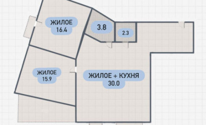 Купить 3-комнатную квартиру, Брест, Комсомольская ул.. Фото 1