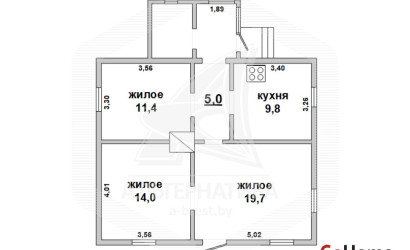 Купить дом, Кобрин, г. Кобрин, 6 соток. Фото 20