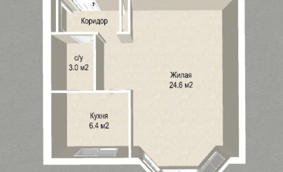 Купить 1-комнатную квартиру, Минск, Калинина ул., 1 (Первомайский район). Фото 2