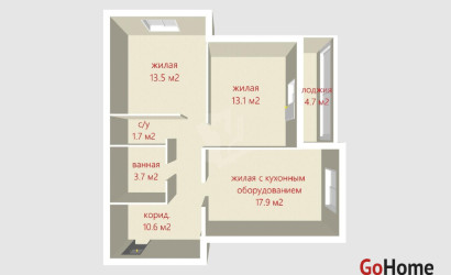 Купить 2-комнатную квартиру, Минск, Рыбалко ул., 13 (Ленинский район). Фото 21