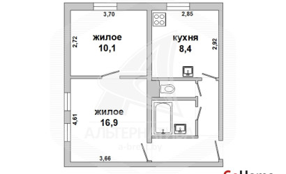 Купить 2-комнатную квартиру, Брест, Центр, ул. Карла Маркса. Фото 18