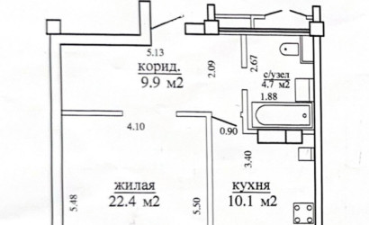 Снять 1-комнатную квартиру, Минск, ул. Томская, д. 65/1 (Заводской район). Фото 15