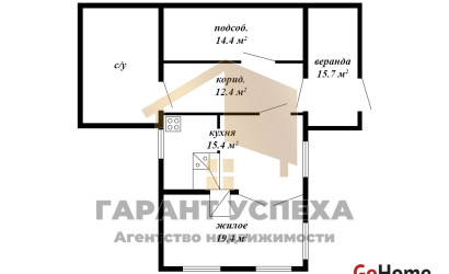 Купить дом, Ланская,  Олтушский с/с, 21 соток. Фото 14