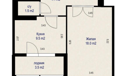 Купить 1-комнатную квартиру, Минск, Руссиянова ул., 56(Первомайский район). Фото 45