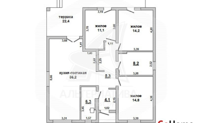 Купить дом, Брест, Мухавецкий с/с, 4.95 соток. Фото 1