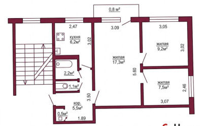 Купить 3-комнатную квартиру, Гродно, Максима Горького, 96. Фото 19