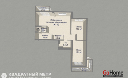 Купить 3-комнатную квартиру, Минск, ул. Маяковского, д. 100 (Ленинский район). Фото 20