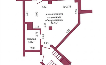 Купить 1-комнатную квартиру, Гродно, Ивана Якубовского, 9А. Фото 16