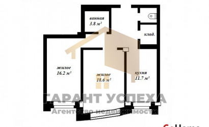 Купить 2-комнатную квартиру, Брест, ул. Стафеева. Фото 8