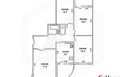 Купить 4-комнатную квартиру, Брест, Ковалево, ул. 28 Июля. Фото 16