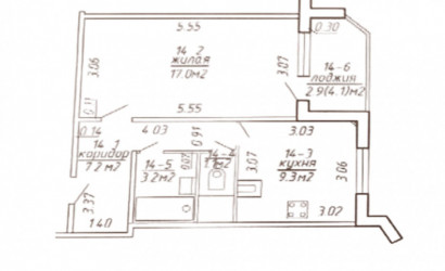 Купить 1-комнатную квартиру, Минск, Каменногорская ул., 28 (Фрунзенский район). Фото 7