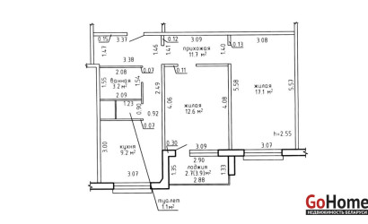 Купить 2-комнатную квартиру, Копище, Небесная 2. Фото 3