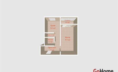 Купить 1-комнатную квартиру, Копище, Леонардо Да Винчи ул., 2. Фото 15