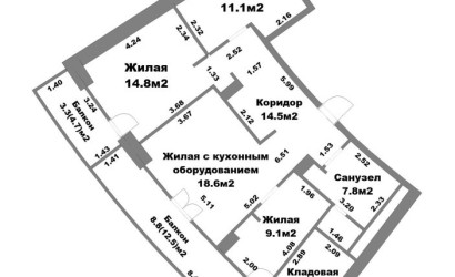 Купить 3-комнатную квартиру, Минск, Кальварийская ул., 16 (Фрунзенский район). Фото 41