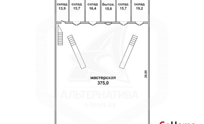 Аренда склада, Брест, Задворцы, 455.9 кв.м.. Фото 5