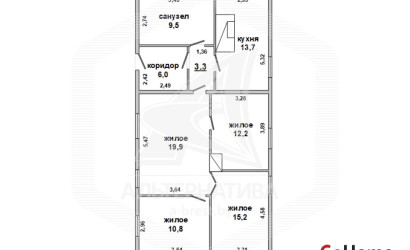 Купить дом, Мотоль, Мотольский с/с, 33 соток. Фото 1