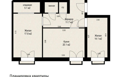 Купить 2-комнатную квартиру, Минск, Независимости просп., 55 (Советский район). Фото 13