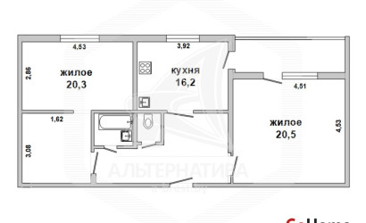 Купить 2-комнатную квартиру, Брест, Восток, ул. Московская. Фото 21