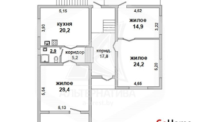 Купить 3-комнатную квартиру, Брест, Березовка, ул. Галины Аржановой. Фото 6