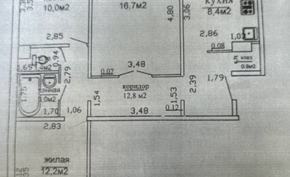 Купить 3-комнатную квартиру, Гомель, ул. Свиридова, д. 71. Фото 14