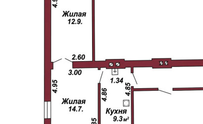 Купить 2-комнатную квартиру, Гродно, Социалистическая, 40. Фото 8