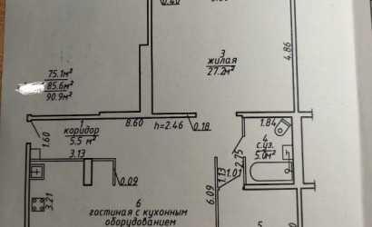 Купить 3-комнатную квартиру, Витебск, Чкалова, 36. Фото 18