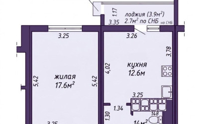 Купить 1-комнатную квартиру, Минск, Мачульского ул., 26(Фрунзенский район). Фото 17
