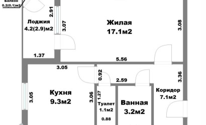 Купить 1-комнатную квартиру, Минск, Каменногорская ул., 102 (Фрунзенский район). Фото 23