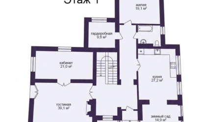  3-этаж.(444 м2), Крыжовка(Академическая ул.)