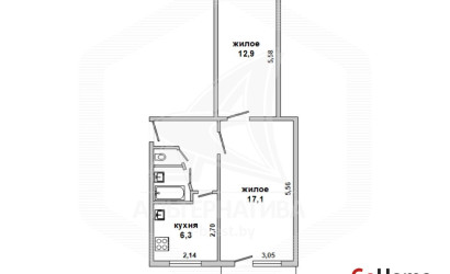 Купить 2-комнатную квартиру, Брест, Брестских дивизий, ул. Брестских дивизий. Фото 12