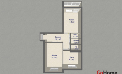 Купить 2-комнатную квартиру, Минск, ул. Захарова, д. 64 (Партизанский район). Фото 1