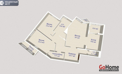 Купить 3-комнатную квартиру, Минск, Гамарника ул., 16/А (Советский район). Фото 39